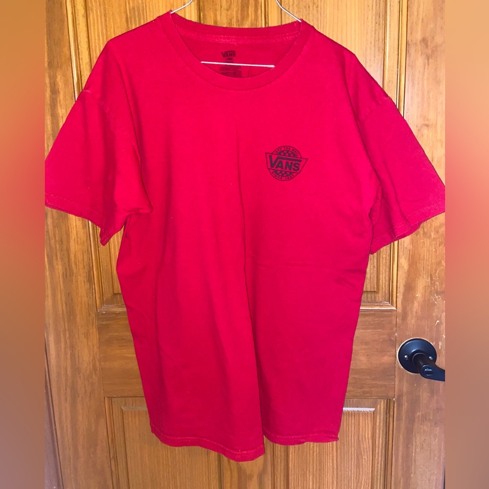 Vans Bold Red Short Sleeve Tee